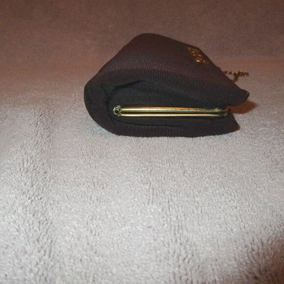 Vintage Baguette Clutch Purse Kisslock Filigree Chain Strap Old Money Regency - Picture 5 of 11